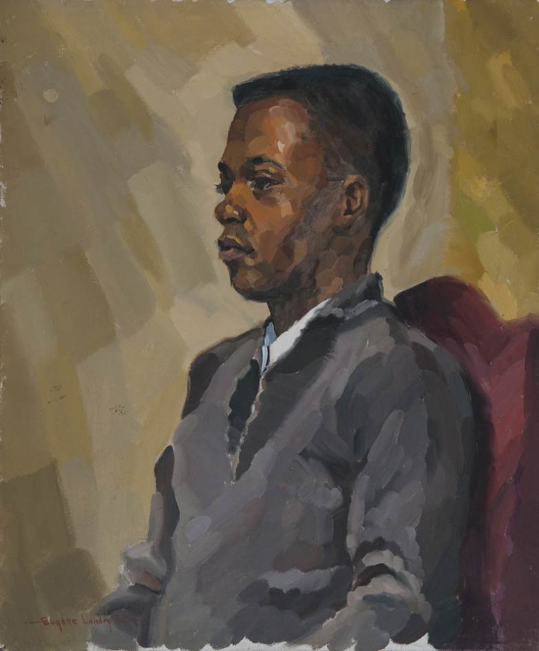Art School Portrait: 1962 Oil on canvas 24”x20”