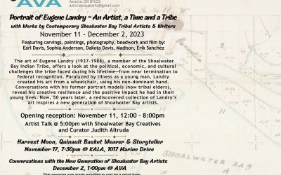 Landry Art Exhibit in Astoria Oregon to Open 11/11